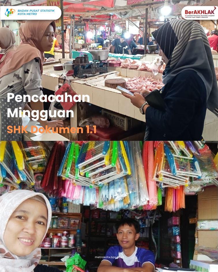 Pencacahan Mingguan Survei Harga Konsumen (SHK) Dokumen HK 1.1