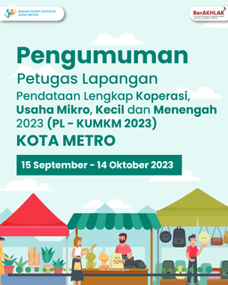 Pengumuman Final Calon Petugas PL-KUMKM Kota Metro 2023