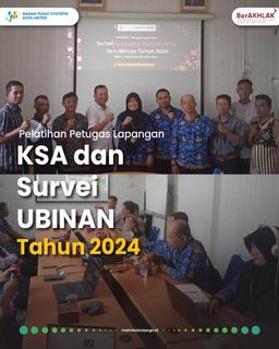 Pelatihan Petugas Ubinan dan KSA 2024